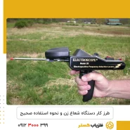 طرز کار دستگاه شعاع زن