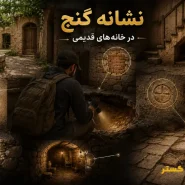 نشانه گنج در خانه_ های قدیمی و روستایی