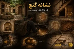 نشانه گنج در خانه_ های قدیمی و روستایی