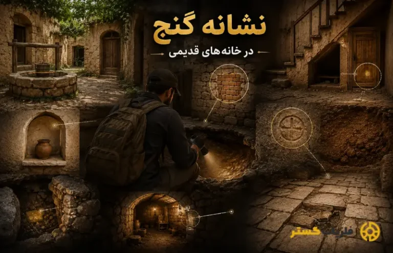 نشانه گنج در خانه_ های قدیمی و روستایی